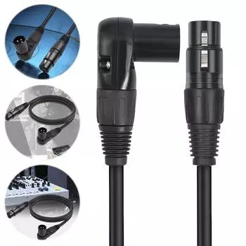 0.3/1/1.8M Прямоугольный XLR-кабель Прочный Прямоугольный XLR-Прямой XLR-кабель # 0.3m