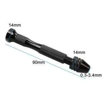 0,3-3,4 мм черный инструмент для пробивки отверстий 10 шт. спиральное сверло ручной набор для игры в янтарные орехи с тысячью глазами и бриллиантами бодхи