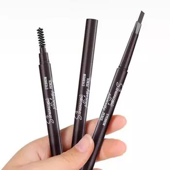 0,3 г функциональный нераздражающий натуральный треугольный карандаш для бровей 3D тонкий двухсторонний для женщин 4