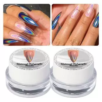 0,3 г пигмент для ногтей с высоким содержанием порошка, блестящий тонкий зеркальный блеск, DIY насыщенность, Радужный цвет, маникюр, блестки