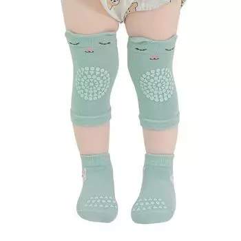 0-3 года Детский наколенник Детские носки-полукомбинезон M синий