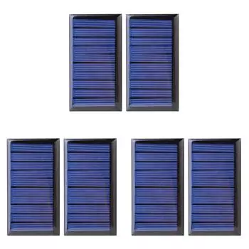 0.3W 5V 60mA солнечная панель поликристаллическая ячейка для батареи 3.6V (2pcs)