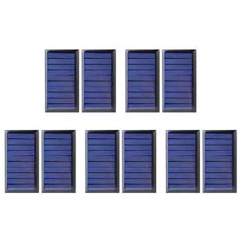 0.3W 5V 60mA солнечная панель поликристаллическая ячейка для батареи 3.6V (2pcs)