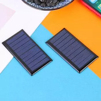 0.3W 5V 60mA солнечная панель поликристаллическая ячейка для батареи 3.6V (2pcs)