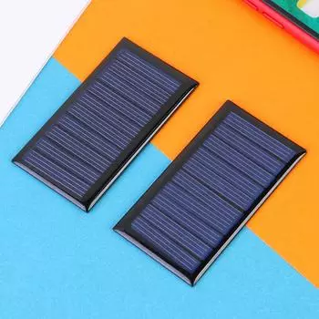 0.3W 5V 60mA солнечная панель поликристаллическая ячейка для батареи 3.6V (2pcs)