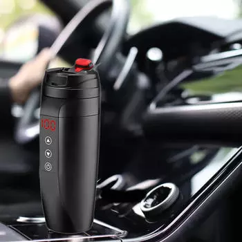 0,4 л 90 Вт автомобильный электрический дорожный чайник многоцелевой герметичный чехол чашка для кофе и чая 12v