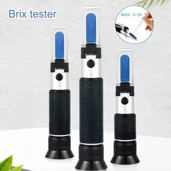 0-50% профессиональный рефрактометр для меда, высокая точность, функция калибровки, удобная ручка, измеритель концентрации молока