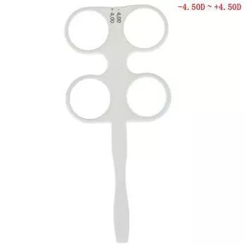 ±0.50D до ±4.50D Оптический флиппер оптометрия Пластиковый флип-линза Подтверждающий тест -2.00D~+2.00D