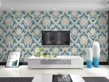 0,53*10 м ретро европейские итальянские дамасские обои викторианские нетканые обои наклейки на стену 0.53X10m