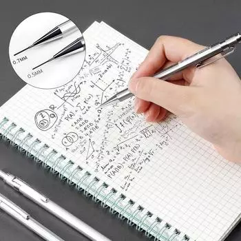 0,5/0,7 мм металлический механический карандаш 2B автоматический карандаш для письма инструменты для рисования канцелярские школьные канцелярские принадлежности 0.5mm