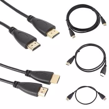 0,5/1/2M позолоченный соединительный HDMI-совместимый кабель V1.4 высокой четкости 1080P для LCD DVD HDTV Samsung PS3 1M