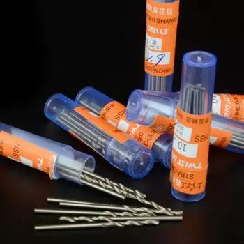 0,5-3 мм 10 шт. микро HSS спиральные спиральные сверла с прямым хвостовиком сверлильные инструменты 1.0mm-10pcs