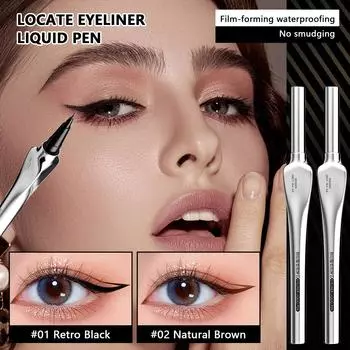 0,5 мл водостойкая и не размазывающаяся жидкая ручка, ультратонкая, быстросохнущая, долговечная, One Size чёрный