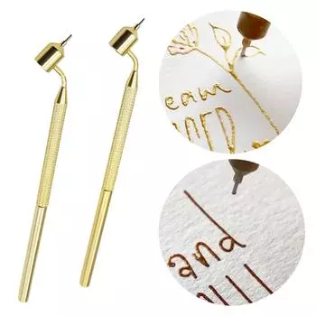 0,5 мм/0,7 мм флюидный писатель, аппликатор для краски, ручка с детализацией, ручка для рисования тонких линий, ручка-аппликатор с косым наконечником 7