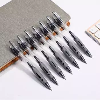 0,5 мм Нейтральная ручка для экзамена для студентов 1/5/10 шт. школьная офисная ручка канцелярские принадлежности экзаменационные канцелярские принадлежности 1 PC чёрный