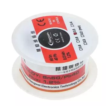 0,5 мм новая паяльная проволока с оловянным свинцовым канифольным сердечником 60/40