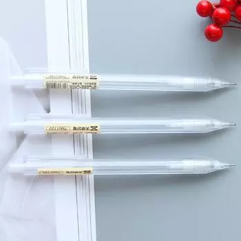 0,5 мм пластиковый прозрачный матовый автоматический карандаш модный рисунок письмо механический карандаш подарки 1pc