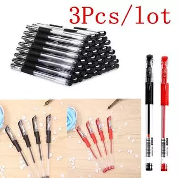 0,5 мм стержень для гелевой ручки с нейтральными чернилами, черный, для офиса и школы, шариковая ручка, черный и красный красный