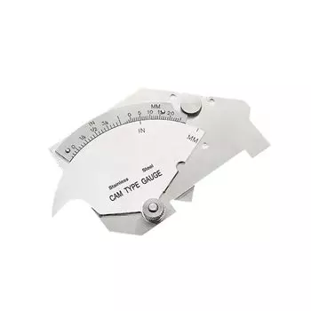 0-60mm MG-8 Stainless Steel Cam Fillet Weld Gauge Weld Gage Imperial Metric Measurement