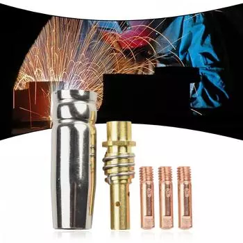 0,6/0,8/0,9/1,0/1,2 мм Аксессуары для сварочных сопел Контактный наконечник 1.2mm