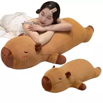 0,6-1 м длинная полоса Капибара мультфильм подушка удобные беременные ноги подушки подушки кровать сон сон игрушки для девочек школа about 50-60cm