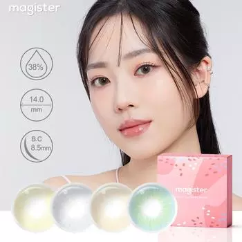 0~-6.50 Цветные контактные линзы Magister 14 мм Коричневые/серые Натуральные контактные линзы серии Queen 14mm