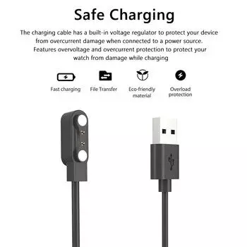 0,6 м USB магнитный кабель для зарядки сменный для IMILAB W12 IMISW12/KW66 SW022