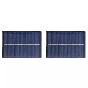 - 0,6 Вт 5 В 120 мА Модуль солнечной батареи Поликристаллическая солнечная панель DIY зарядное устройство