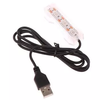 0,6 Вт 5 В светильник для аквариума для небольших аквариумных растений светильники USB светодиодные настольные лампы аквариум ландшафтные декоративные лампы аксессуары CN Plug