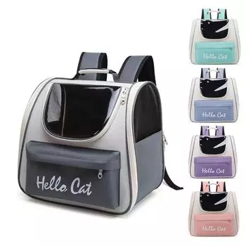 0-7,5 кг сумка-переноска для кошек на открытом воздухе дышащая портативная сумка-рюкзак для кошек дорожная прозрачная сумка для кошек собак переноска принадлежностей для домашних животных 34x37x25cm