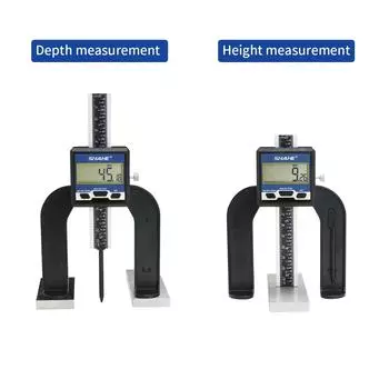 0-80 мм 3 1/8 дюйма цифровые глубиномеры высотомеры с магнитным основанием деревообрабатывающая линейка для фрезерного стола