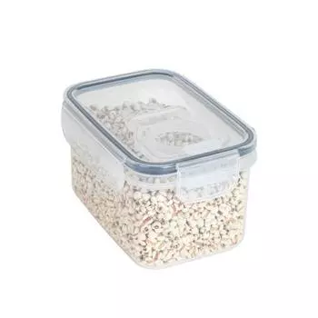 0,8 л/1,4 л/1,6 л/2 л/2,8 л прозрачные пластиковые банки для хранения герметичные влагостойкие прозрачные организованные контейнеры для хранения пищевых продуктов с широким горлышком XS
