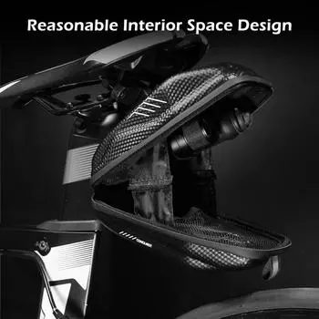 0,8 л велосипедные седельные сумки с защитой от дождя, велосипедная сумка под сиденьем для гор чёрный