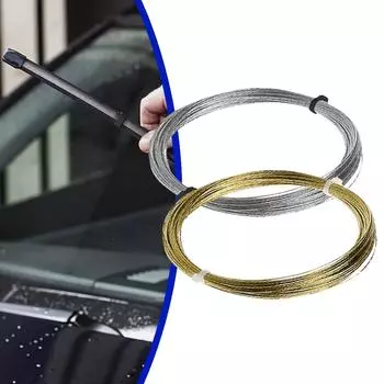 0,8 мм 20 м трос для снятия лобового стекла автомобиля универсальный инструмент для резки лобового стекла универсальные автомобильные аксессуары золотой
