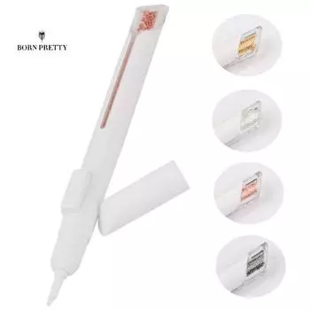 0,8 мм стальные бусины украшения для ногтей выбор точечной ручки подобрать икру маникюр инструмент для дизайна ногтей золотистый