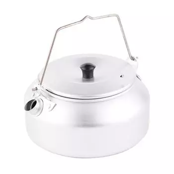 0.8L Pot Picnic Folding Cookware Kettle Outdoor Tea Camping Handle Coffee