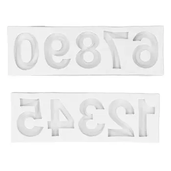 0-9 Цифра Конфеты Силиконовая Помадка Кекс Украшения Для Печенья Изготовление Шоколадных Свечей