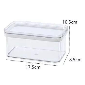 0.9L/2.4L/3.4L Plastic Storage Box Transparent Food Container Jars for Bulk Cereals Sugar Case Kitchen Organizer Accessories