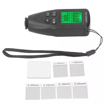 0 до 2000UM измеритель толщины лакокрасочного покрытия Mil тестер глубины высокого покрытия для автомобиля Главная