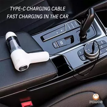 100000PA беспроводной автомобильный пылесос с сильным всасыванием, ручная уборочная машина, автомобильный пылесос для бытовой техники белый