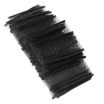 10000 шт., универсальный тканевый ценник из полипропилена, подходит для ценника, крепежный штырь для пистолета(Черный 75мм)