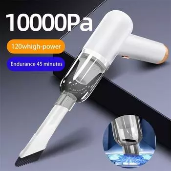 10000Pa беспроводной автомобильный пылесос бытовой пылесос большой всасывающий ручной авто пылесос высокой мощности чёрный