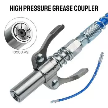 10000PSI муфта для смазки высокого давления, насадка, шланговый насос, шприц, смазочный пистолет NPT1/8, адаптер, инструменты для замены тормозного масла, автомобильные аксессуары