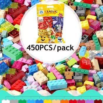 1000/450 шт. в упаковке. Маленькие строительные блоки. Классические креативные кирпичи. Маленькие объемные модели. Фигурки. Обучающие детские игрушки для детей старше 3 лет. 450pcs