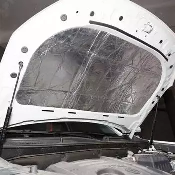 1000*500 мм 5/20 мм автомобильный шумоизоляционный коврик глушитель тепловой коврик ячейка капота изоляционная пена аксессуары шумозащита F1N2