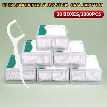 1000/600/300/150 шт. - Ультратонкая зубная нить - Очищайте промежутки между зубами с помощью одной штуки - Инструмент для ухода за полостью рта