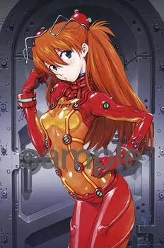 1000 деталей пазла Evangelion Asuka Langley Shikinami Test Plug Suit (50x75cm)