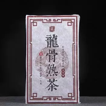 1000 г Черный чай Чай Пуэр Спелый чай Кирпич Старый чайный стебель Спелый чай из драконьей кости