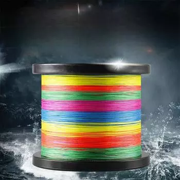 1000 метров Luya Pe, красочная леска, 8 оплеток, основная леска Dalima, кайт, плетеная леска против укуса, леска 0.6