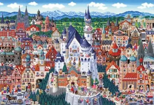 1000 Micropieces Germany Famous Places Collection! M81-509